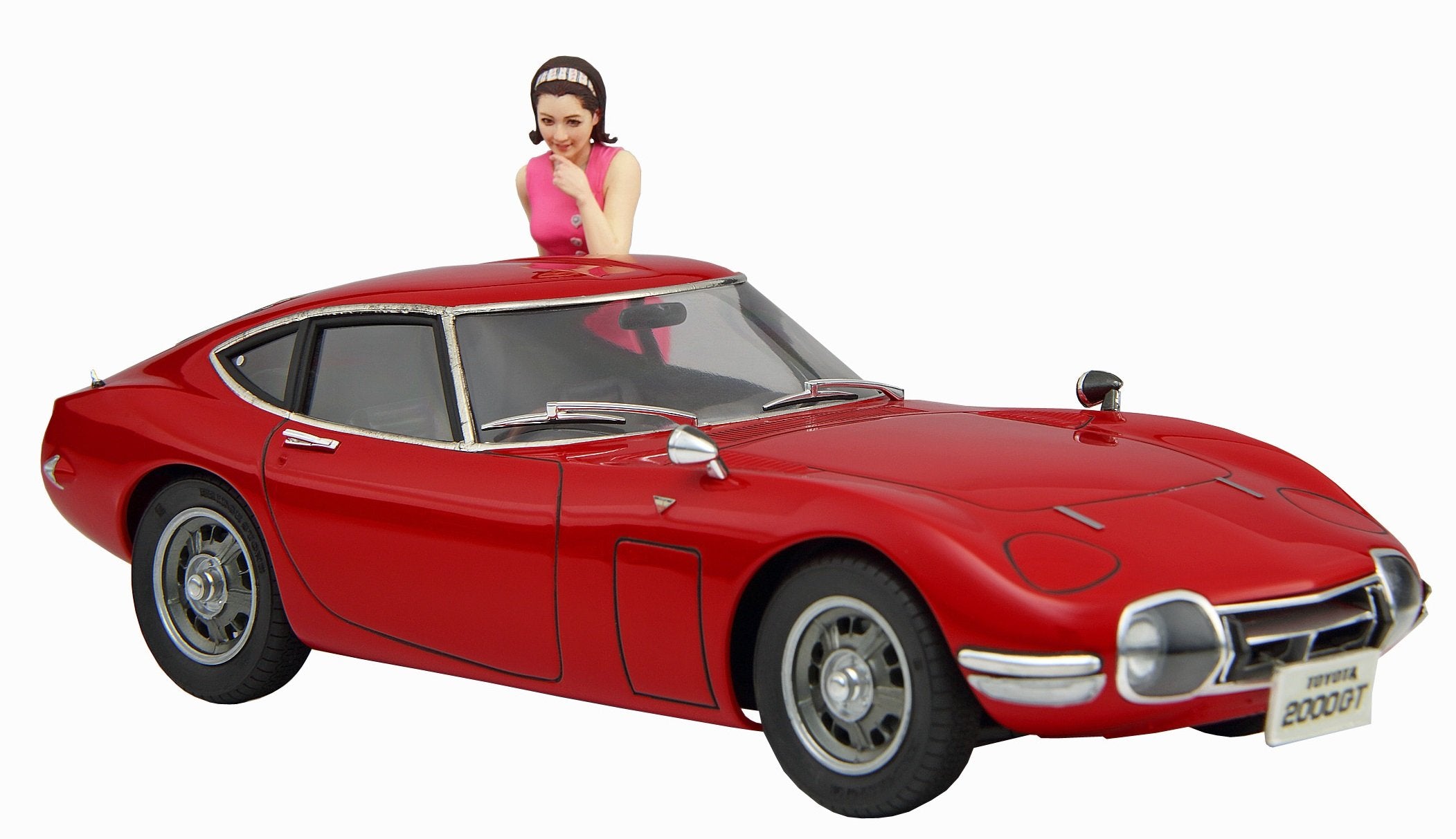 HASEGAWA Sp366 Toyota 2000 Gt W/ Girls Figure 1/24 Scale Kit Pre Order- Japan Figure Store - #1 Bring To You The Best Japanese Goods