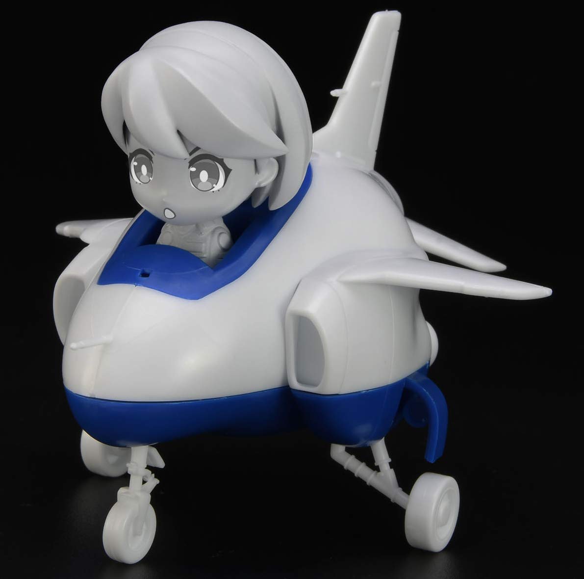 Hasegawa Egg Girls No.01 Rei Hasumi T-4 Blue Impulse Resin Figure Non-Scale Model SP444- Japan Figure Store - #1 Bring To You The Best Japanese Goods