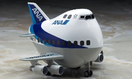HASEGAWA - 60505 Ana All Nippon Airways Boeing 747-400D Eggplane - Egg Plane Series- Japan Figure Store - #1 Bring To You The Best Japanese Goods