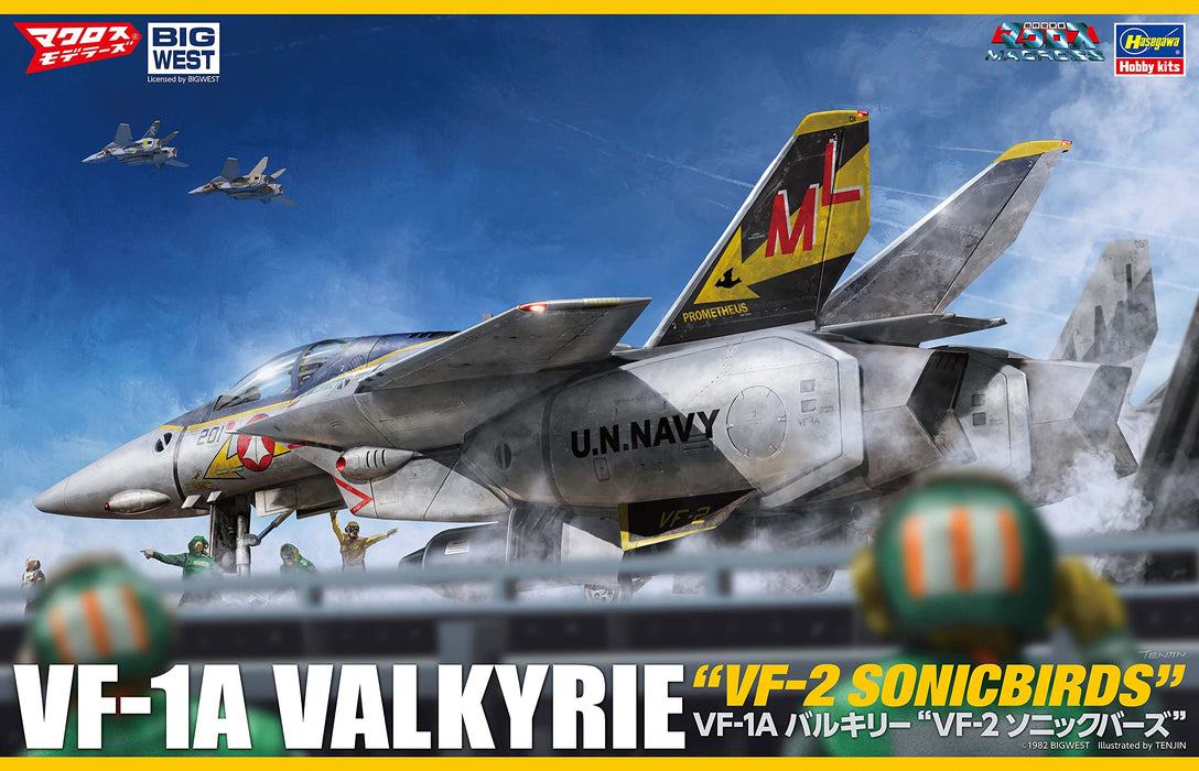 HASEGAWA 1/48 Vf-1A Valkyrie Vf-2 Sonicbirds Plastic Model- Japan Figure Store - #1 Bring To You The Best Japanese Goods