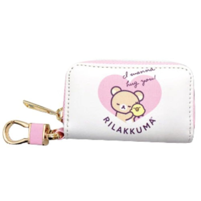 San-X Rilakkuma Rilanova Smart Key Case by Hatayama Shoji Heart-Shaped H5.5 X W9 X D2Cm- Japan Figure Store - #1 Bring To You The Best Japanese Goods