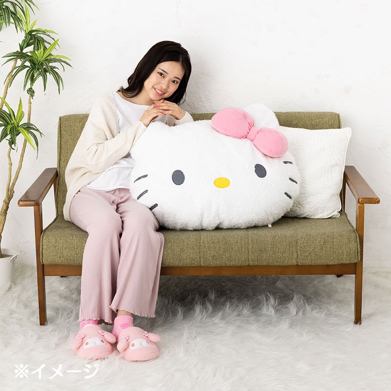 Hello Kitty Big Face Cushion- Japan Figure Store - #1 Bring To You The Best Japanese Goods