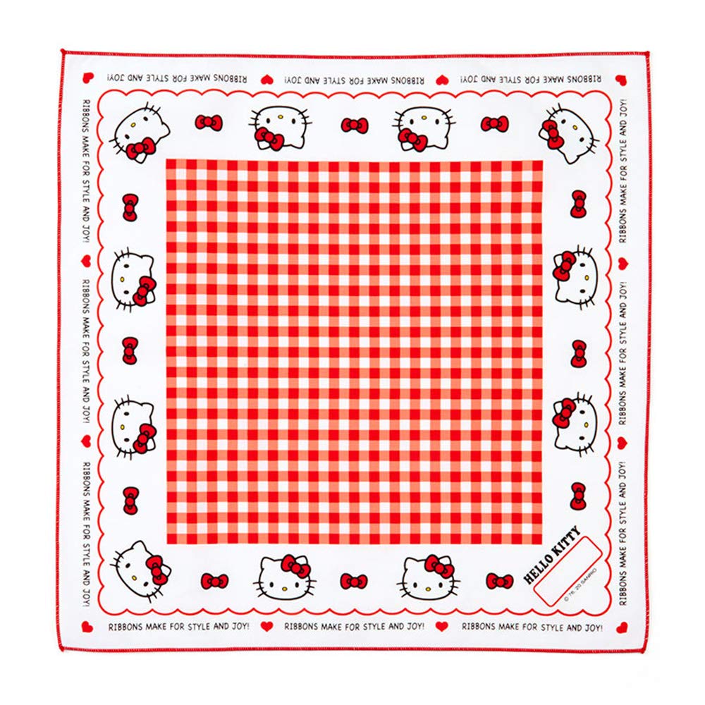 SANRIO Lunch Cloth Hello Kitty Gingham- Japan Figure Store - #1 Bring To You The Best Japanese Goods