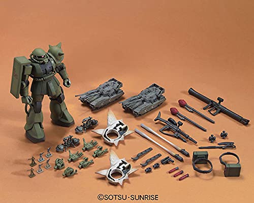BANDAI Gundam Ms-06 Zaku Ground War Set 1/144 Scale Kit- Japan Figure Store - #1 Bring To You The Best Japanese Goods