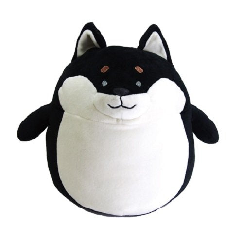 SUNLEMON Plush Doll Hug Hug Motchiri Pillow Cushion Series Black Shiba Inu Tjn- Japan Figure Store - #1 Bring To You The Best Japanese Goods