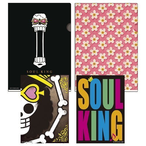 Banpresto Ichiban Kuji One Piece Swordsman Brooke Clear File & Sticker Japan- Japan Figure Store - #1 Bring To You The Best Japanese Goods