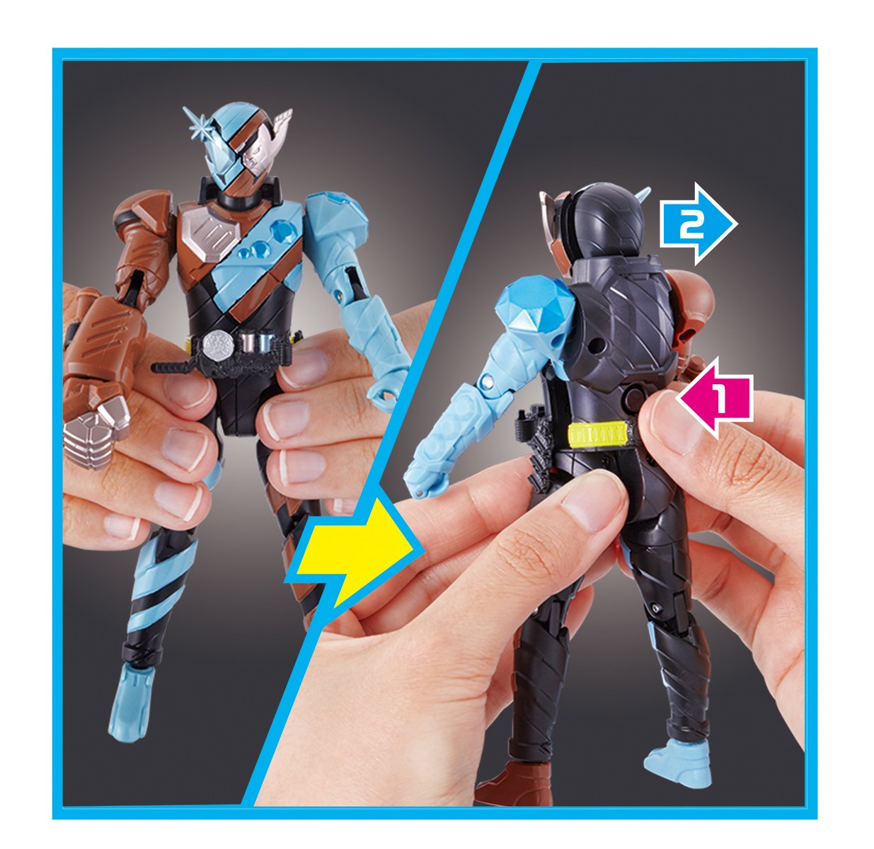 Bandai Kamen Rider Build Series 02 Gorillamond Form Toy Figure- Japan Figure Store - #1 Bring To You The Best Japanese Goods