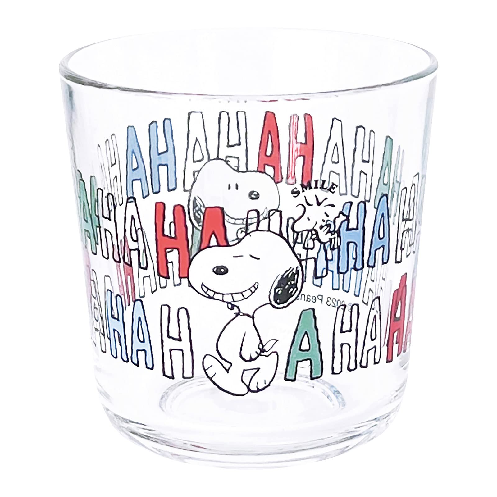 Kaneshotouki Peanuts Snoopy & Woodstock Glass Tumbler 280ml 605144- Japan Figure Store - #1 Bring To You The Best Japanese Goods