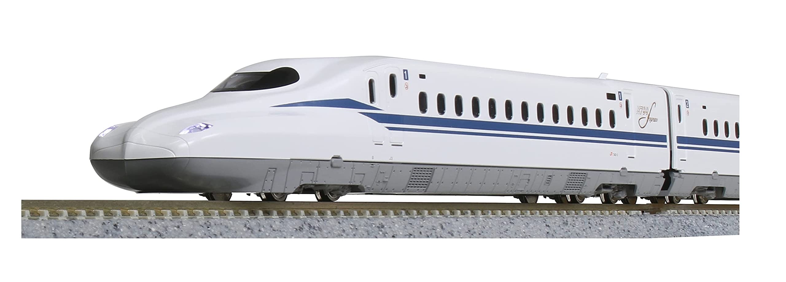 Kato N Gauge 10-007 N700S Shinkansen Nozomi Train Set White- Japan Figure Store - #1 Bring To You The Best Japanese Goods