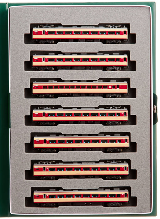 Kato N Gauge Model Railway Train 189 Series JNR Color Asama 7-Car Set 10-529- Japan Figure Store - #1 Bring To You The Best Japanese Goods