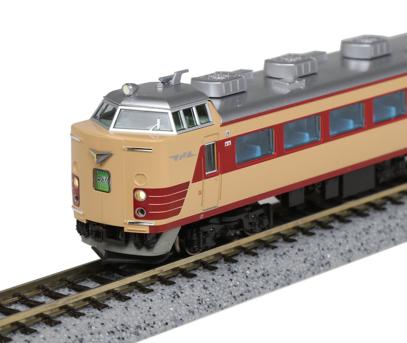 Kato N Gauge 485 Series 4-Car Midori Limited Express Set Model Railway Train 10-1480- Japan Figure Store - #1 Bring To You The Best Japanese Goods