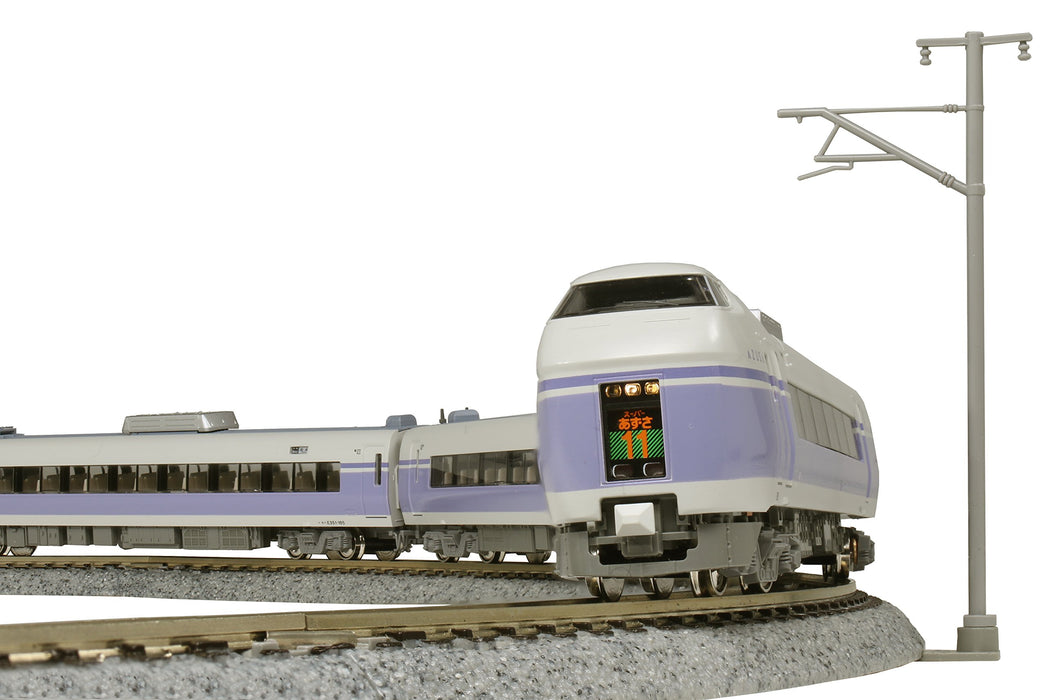 Kato N Gauge E351 Series 8-Car Basic Set Model Train - Super Azusa Purple 10-1342- Japan Figure Store - #1 Bring To You The Best Japanese Goods