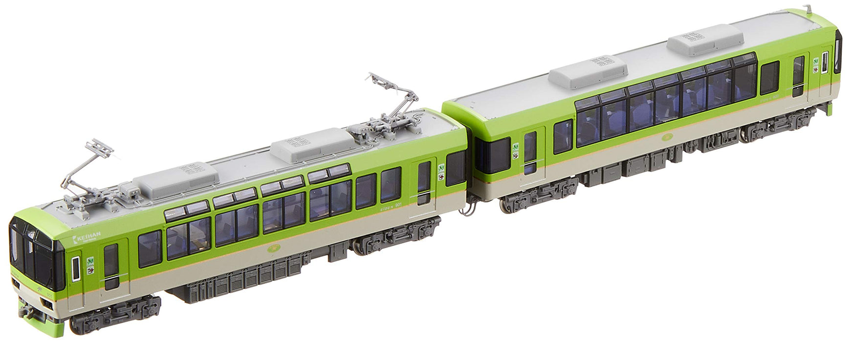 Kato N Gauge 900 Series Eizan Electric Railway Model Train - Blue Maple Green- Japan Figure Store - #1 Bring To You The Best Japanese Goods
