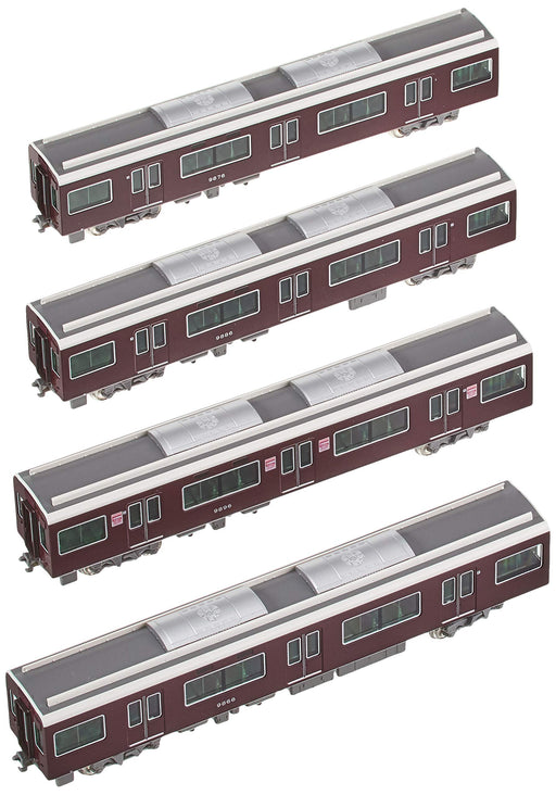 Kato N Gauge 4-Car Hankyu 9300 Series Kyoto Line Extension Set Railway Model Train- Japan Figure Store - #1 Bring To You The Best Japanese Goods