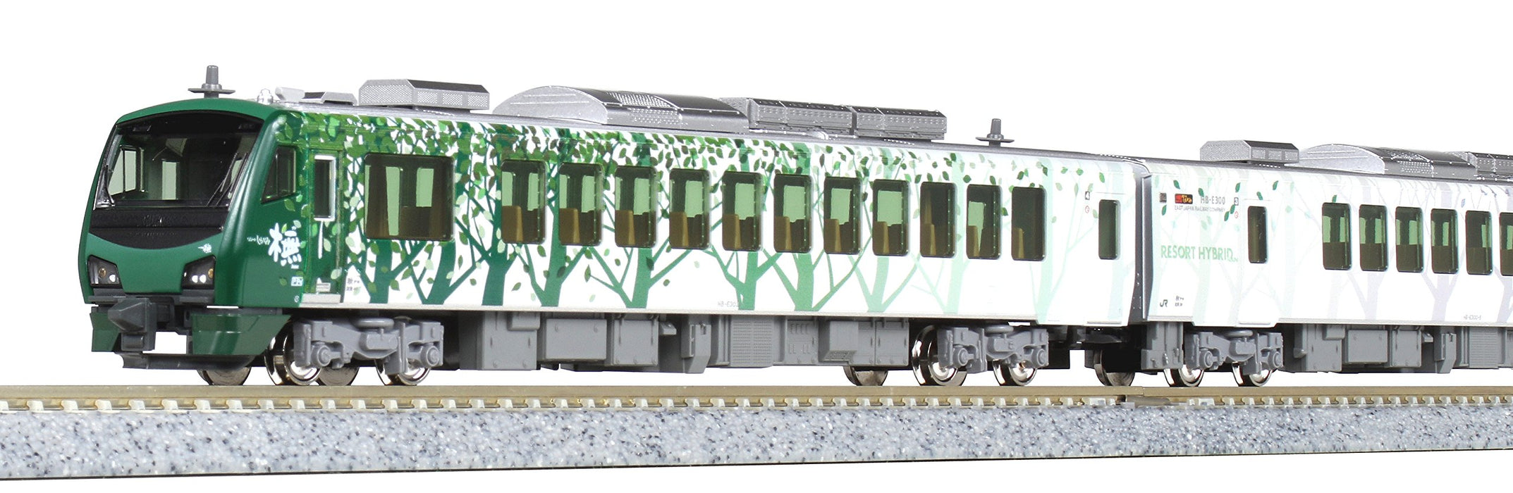 Kato N Gauge 4-Car Set Hb-E300 Series Resort Shirakami Diesel Railway Model 10-1463- Japan Figure Store - #1 Bring To You The Best Japanese Goods