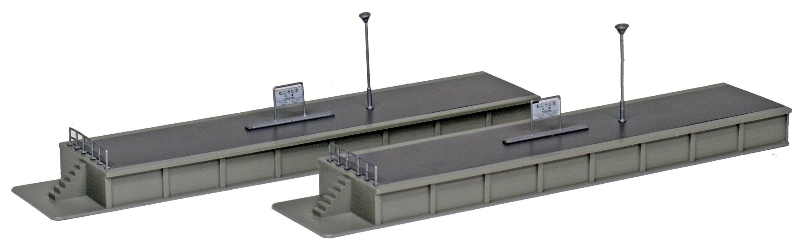 KATO - 23-174 Island Platform End A - 2 Pieces - N Scale- Japan Figure Store - #1 Bring To You The Best Japanese Goods