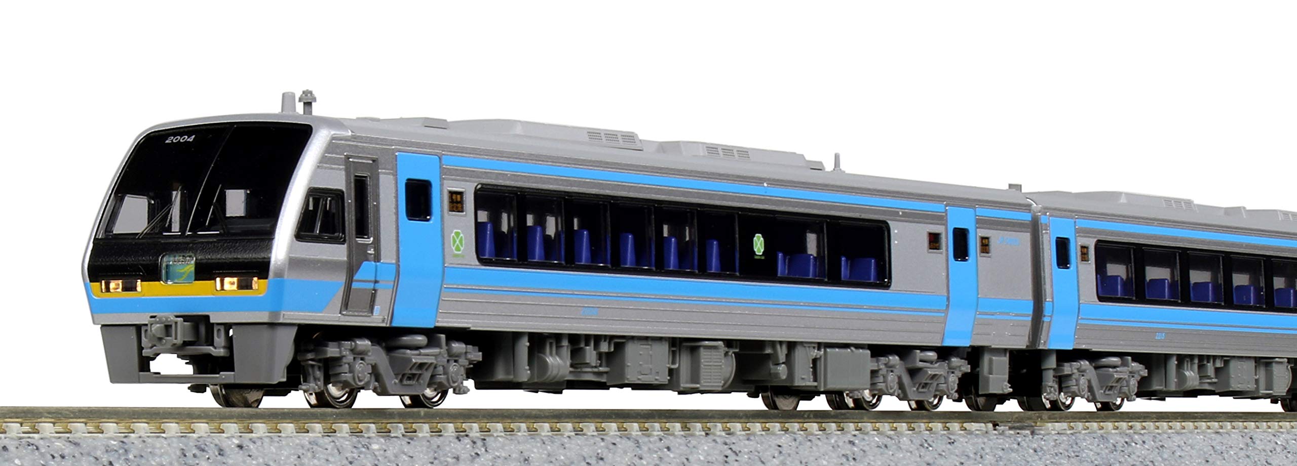 Kato 7-Car Diesel Railway Model Set - N Gauge JR Shikoku 2000 Series Limited Express- Japan Figure Store - #1 Bring To You The Best Japanese Goods