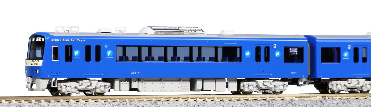 Kato N Gauge Keikyu 2100 Blue Sky 8-Car Set Train Model 10-1310- Japan Figure Store - #1 Bring To You The Best Japanese Goods