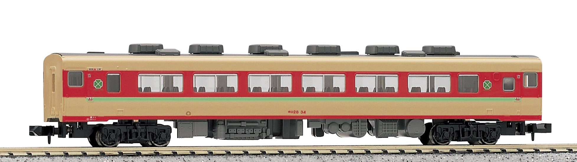 Kato N Gauge 6052 Railway Model Diesel Car Green Belt KM 28- Japan Figure Store - #1 Bring To You The Best Japanese Goods