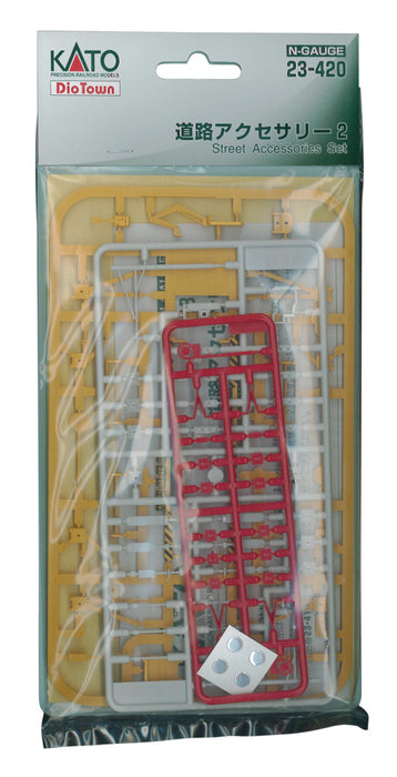 Kato N Gauge Model Railway Road Accessory Set 2 - 23-420 Supplies- Japan Figure Store - #1 Bring To You The Best Japanese Goods