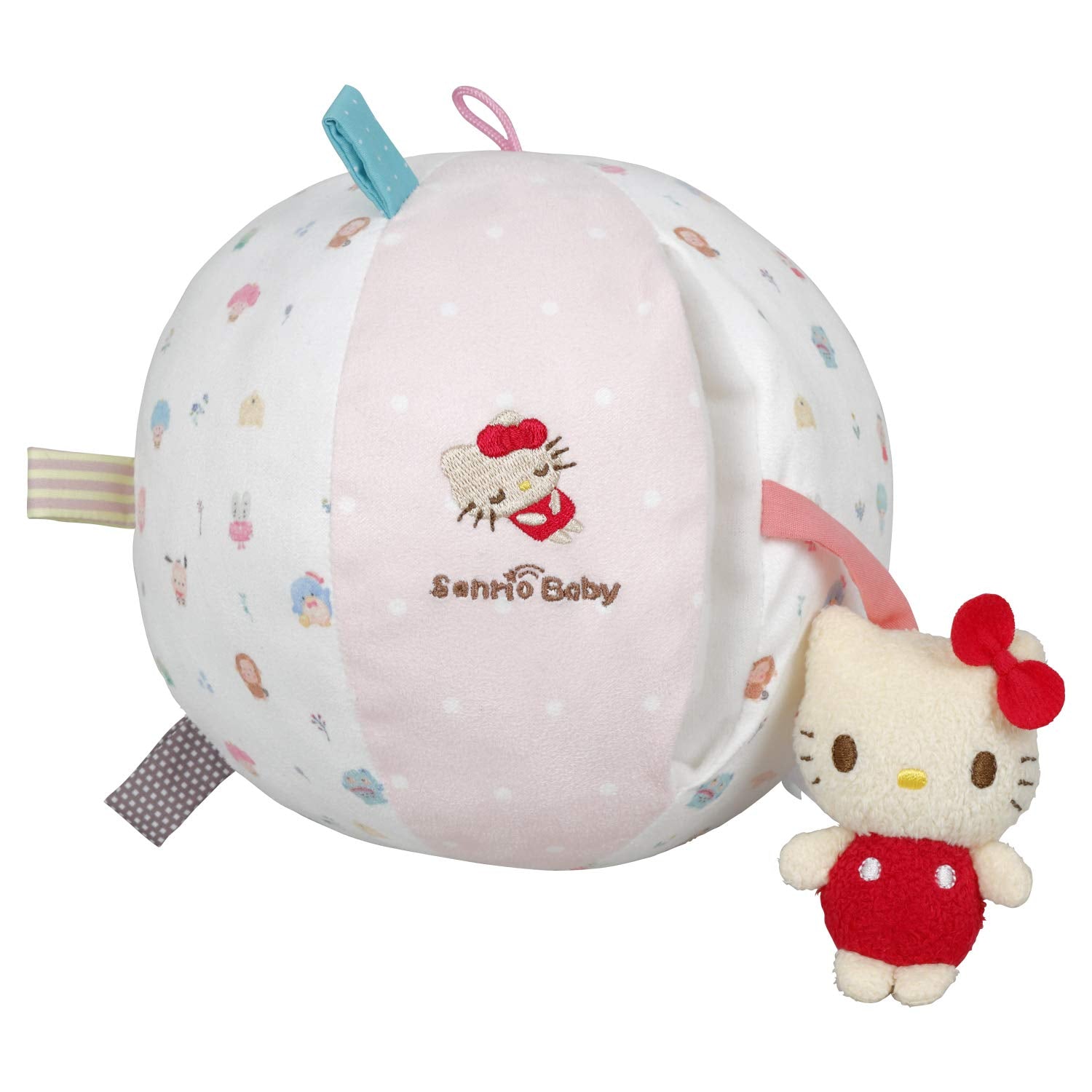 KAWADA Sanrio Baby My First Ball W/ Rattle- Japan Figure Store - #1 Bring To You The Best Japanese Goods
