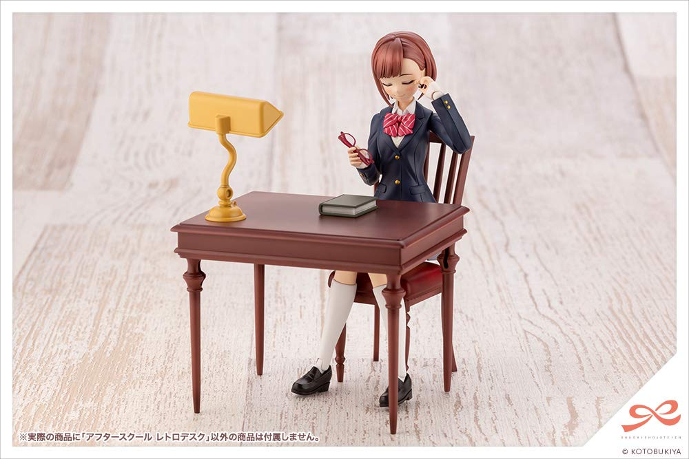 Kotobukiya 1/10 Sousai Shojo Teien After School Retro Desk Japanese Figure Kit- Japan Figure Store - #1 Bring To You The Best Japanese Goods