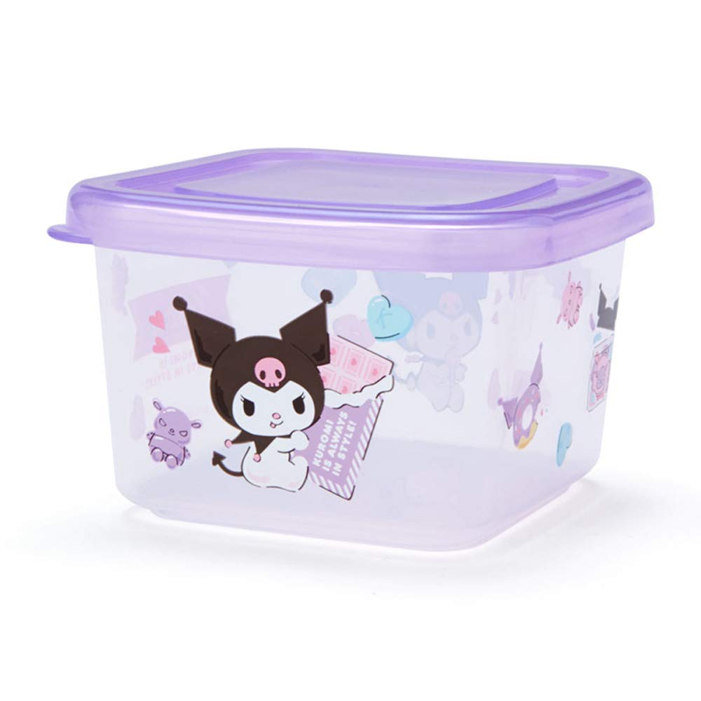 SANRIO Mini Food Container Storage Container Set Of 2 Kuromi- Japan Figure Store - #1 Bring To You The Best Japanese Goods