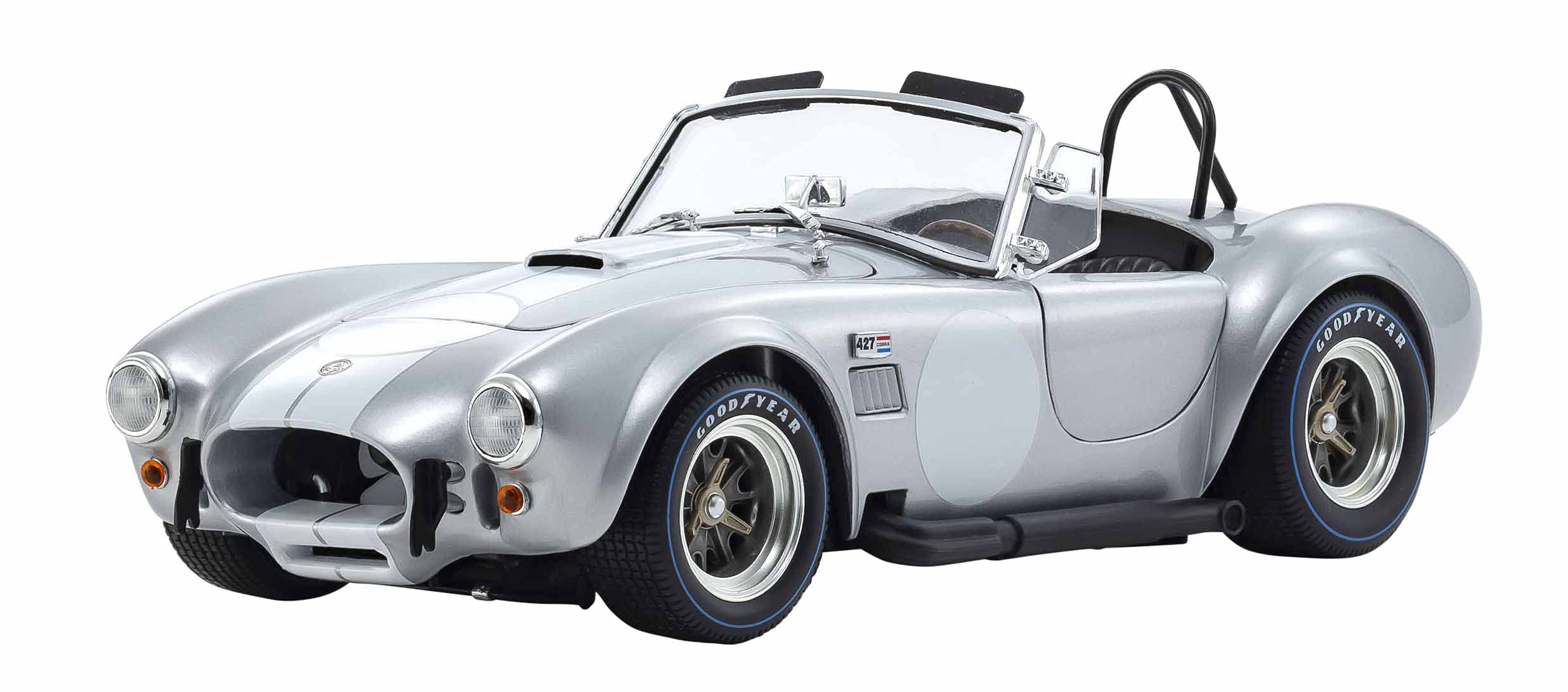 Kyosho Shelby Cobra 427 S/C 1/18 Silver Ks08047S- Japan Figure Store - #1 Bring To You The Best Japanese Goods