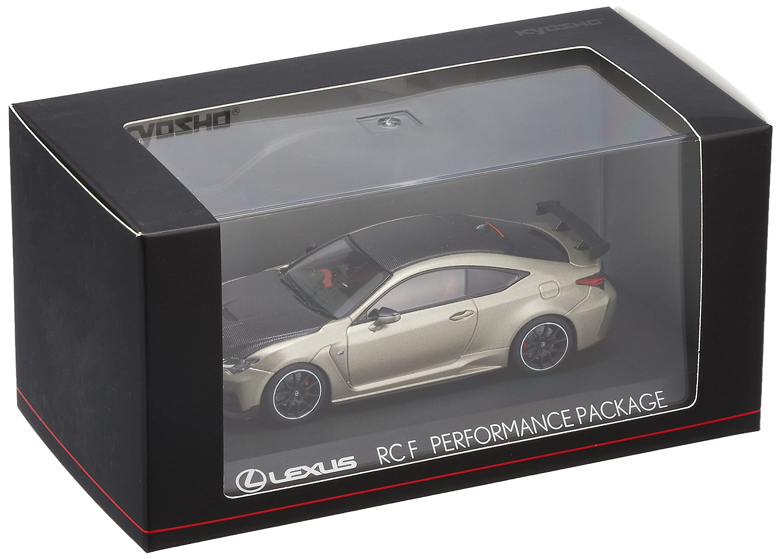 Kyosho 1/43 Lexus RC F Sonic Titanium RH Finished- Japan Figure Store - #1 Bring To You The Best Japanese Goods