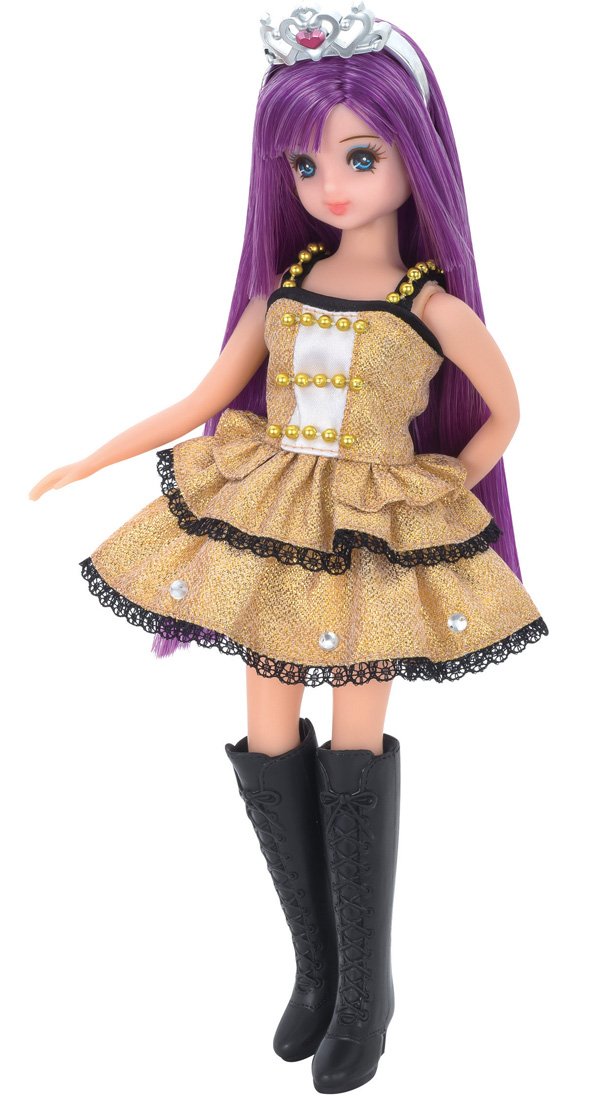 TAKARA TOMY Licca Doll Dress Set Diamond Queen Gold Doll Not Included 813323- Japan Figure Store - #1 Bring To You The Best Japanese Goods