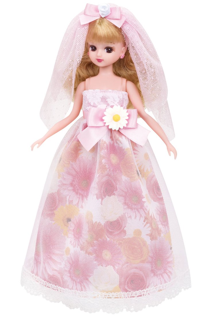 TAKARA TOMY Licca Doll Flower Wedding Dress Set Doll Not Included 842033- Japan Figure Store - #1 Bring To You The Best Japanese Goods
