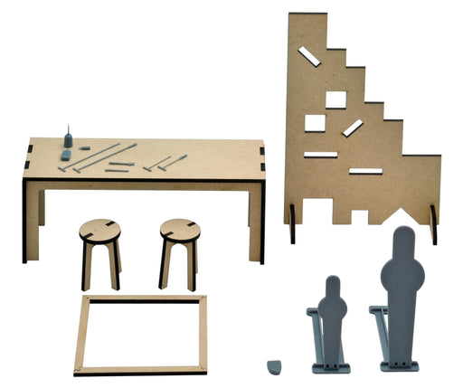 Tomytec Little Armory Ld015 Plastic Model Shooting Range B Set- Japan Figure Store - #1 Bring To You The Best Japanese Goods