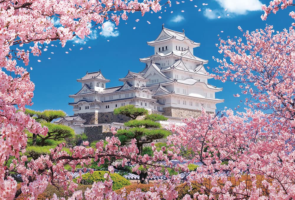 BEVERLY 1000-013 Jigsaw Puzzle Himeji Castle In Cherry Blossom Style 1000 Pieces- Japan Figure Store - #1 Bring To You The Best Japanese Goods