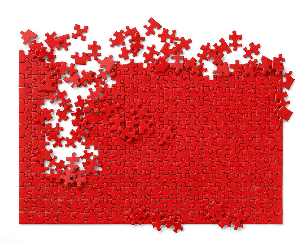 Beverly Jigsaw Puzzle S73-612 All Red Jigsaw The Hell Puzzle (300 S-Pieces) Blank Puzzle- Japan Figure Store - #1 Bring To You The Best Japanese Goods