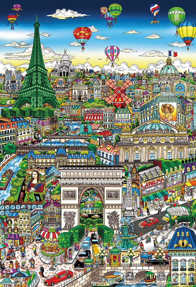 BEVERLY M81-645 Jigsaw Puzzle Fall In Love With Paris 1000 S-Pieces- Japan Figure Store - #1 Bring To You The Best Japanese Goods