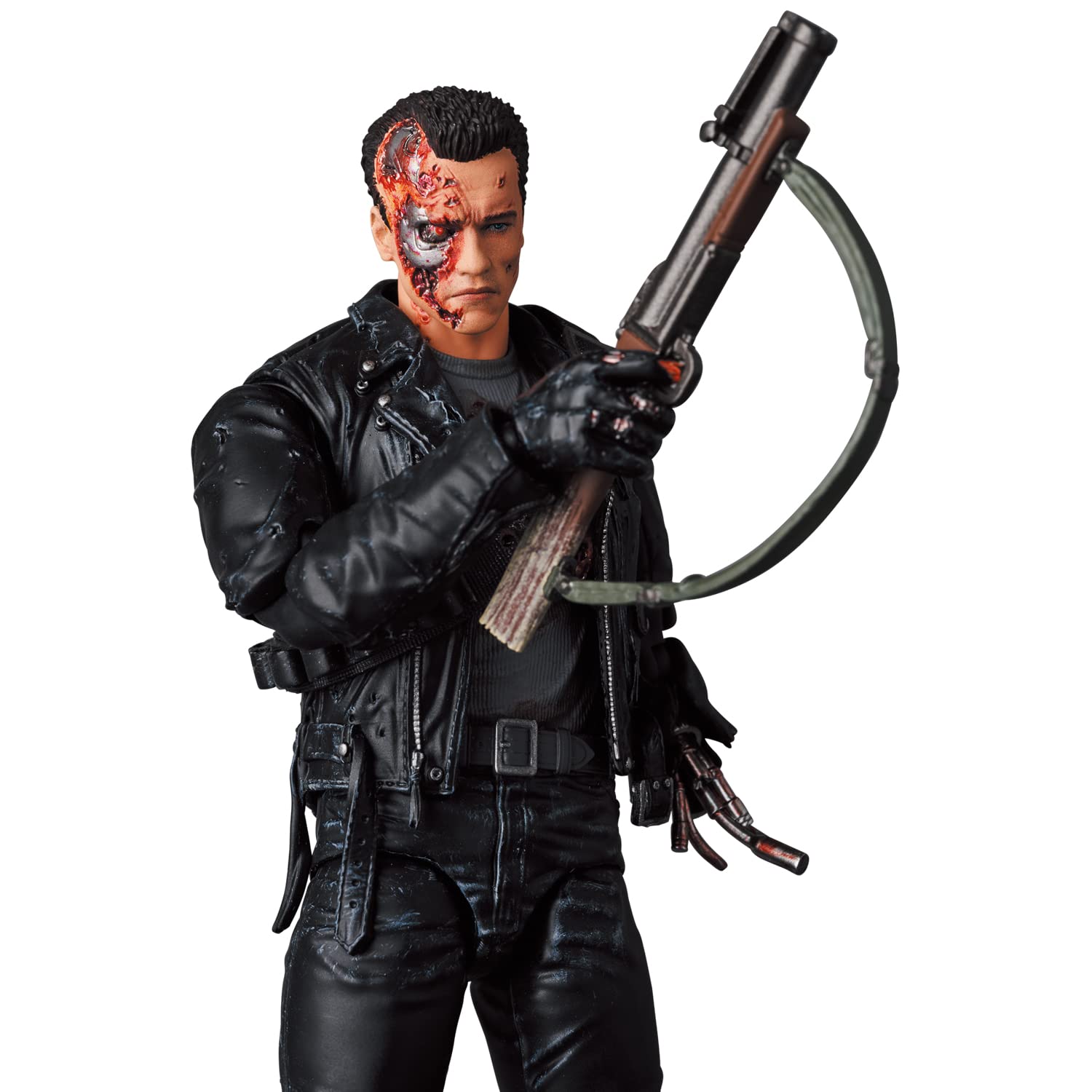 Mafex No.191 T-800 (T2: Battle Damage Ver.) Height Approx 160Mm Non-Scale Painted Action Figure- Japan Figure Store - #1 Bring To You The Best Japanese Goods
