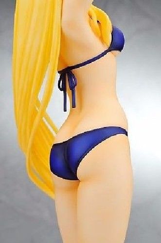 Magical Girl Lyrical Nanoha Fate T. Harlaown Swimsuit 1/4 Pvc Good Smile Company- Japan Figure Store - #1 Bring To You The Best Japanese Goods