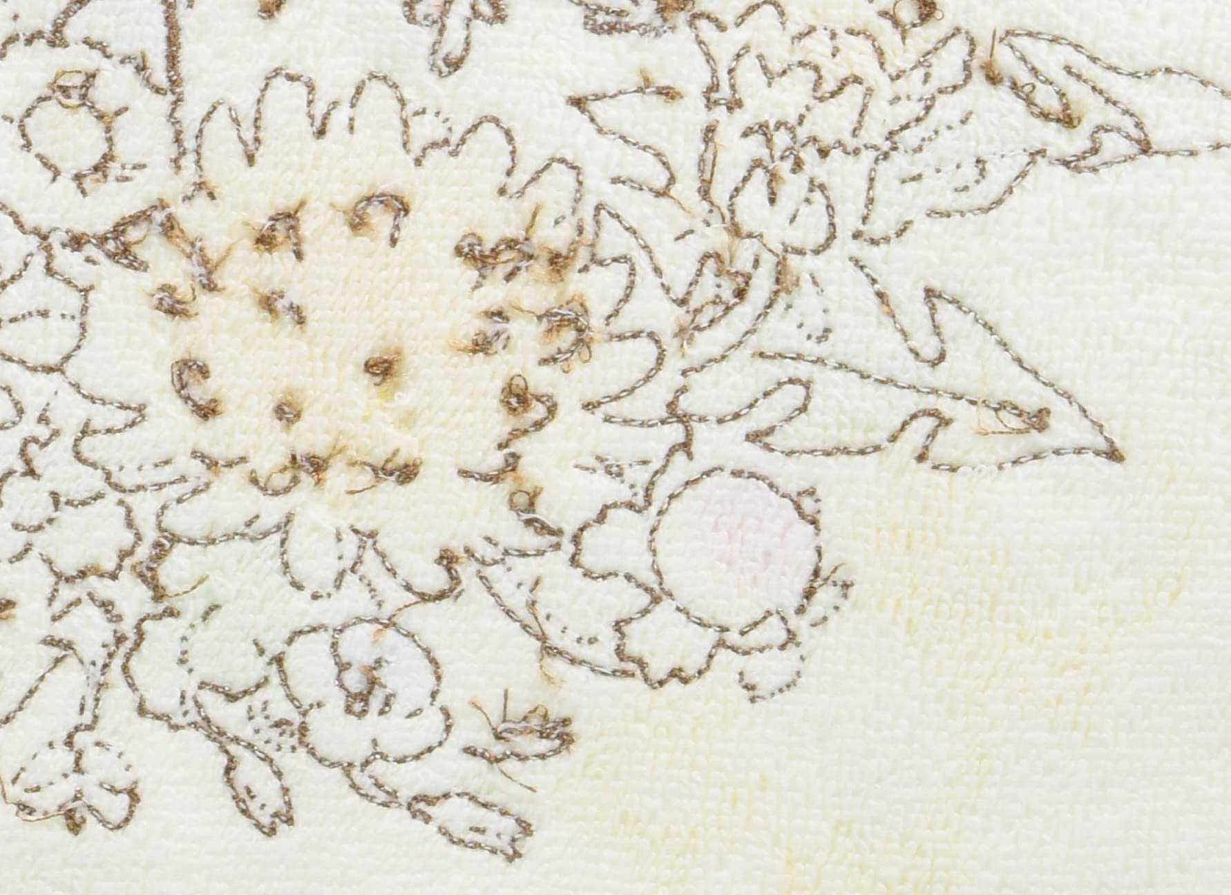 MARUSHIN My Neighbor Totoro Full Embroidery Mini Towel Spring Bouquet- Japan Figure Store - #1 Bring To You The Best Japanese Goods