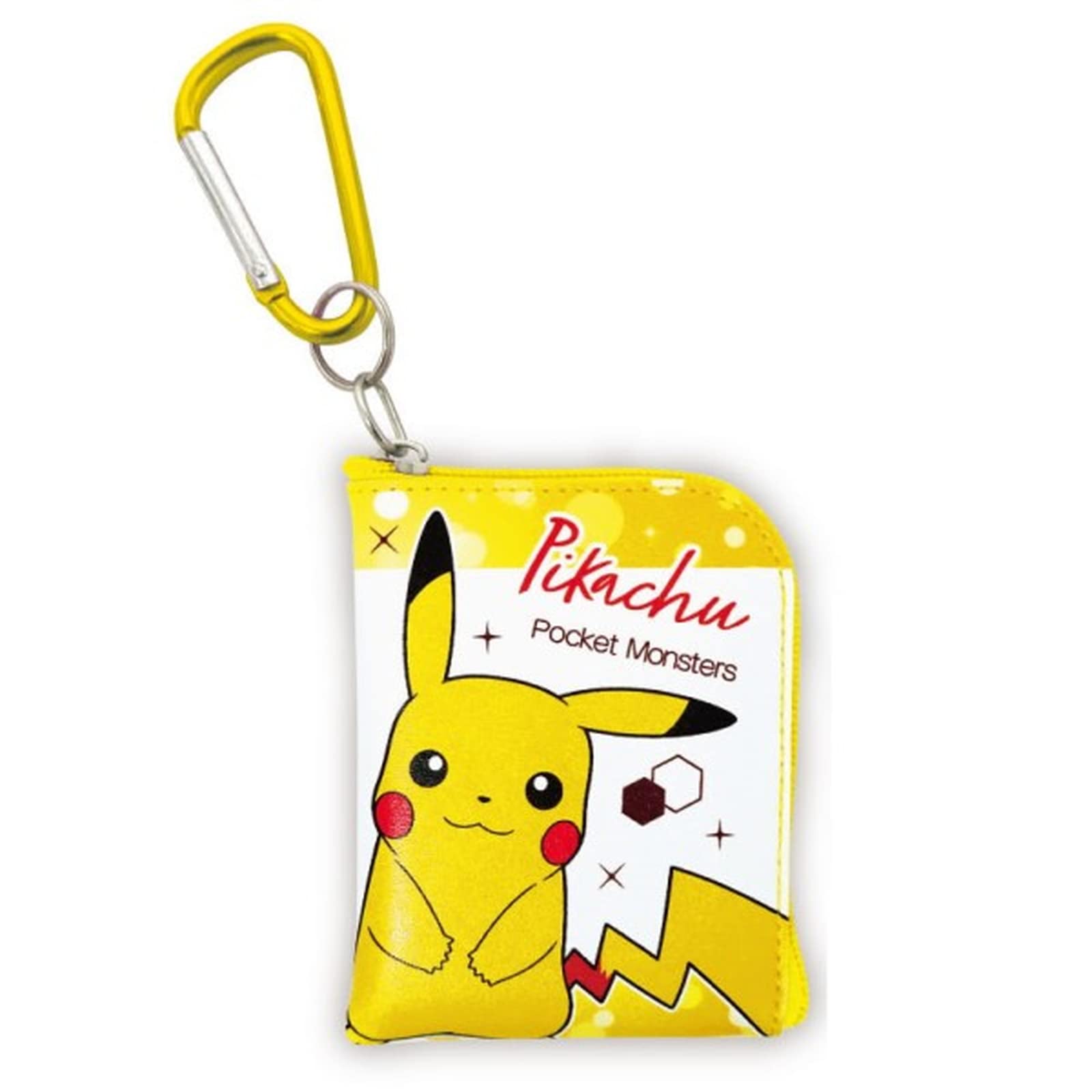Maruyoshi Japan Pokemon Pikachu L-Shaped Mini Mini Pouch Pm-Lm3-Pk- Japan Figure Store - #1 Bring To You The Best Japanese Goods