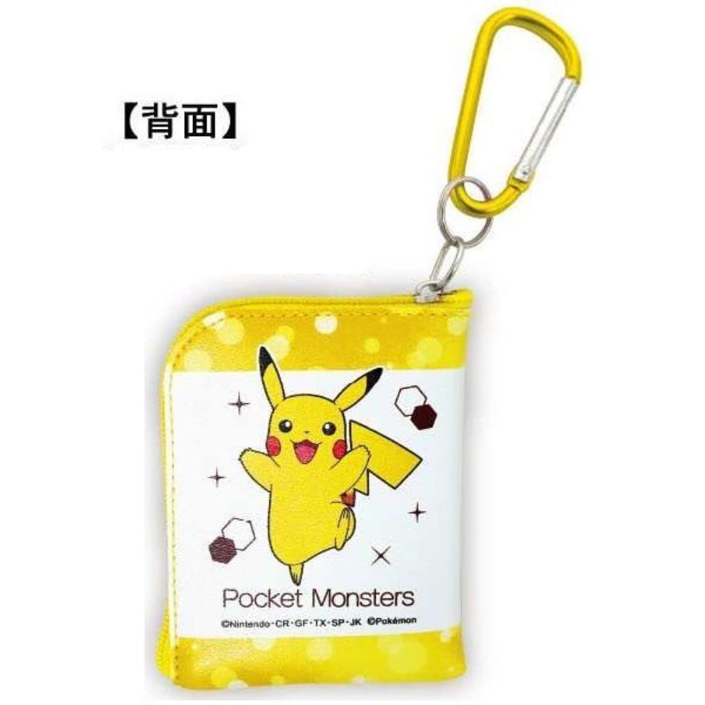 Maruyoshi Japan Pokemon Pikachu L-Shaped Mini Mini Pouch Pm-Lm3-Pk- Japan Figure Store - #1 Bring To You The Best Japanese Goods