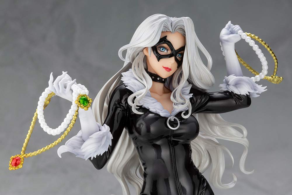 KOTOBUKIYA Mk350 Marvel Bishoujo Black Cat Steals Your Heart 1/7 Figure- Japan Figure Store - #1 Bring To You The Best Japanese Goods