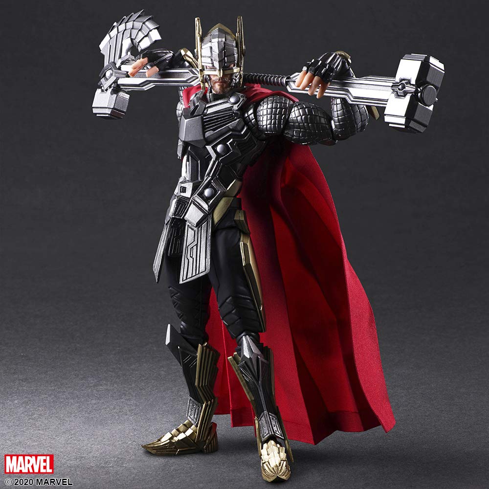 Marvel Universe Valiant Bring Arts Designed By Tetsuya Nomura Thor Pvc Painted Movable Figure Jun208883- Japan Figure Store - #1 Bring To You The Best Japanese Goods