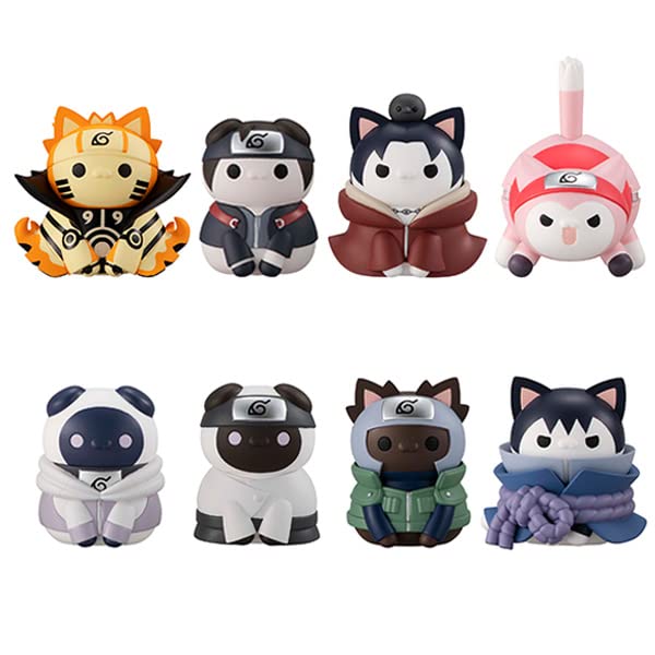 Megahouse Mega Cat Project Nyaruto Fourth Shinobi World War 8pcs Box (Naruto) Figures- Japan Figure Store - #1 Bring To You The Best Japanese Goods