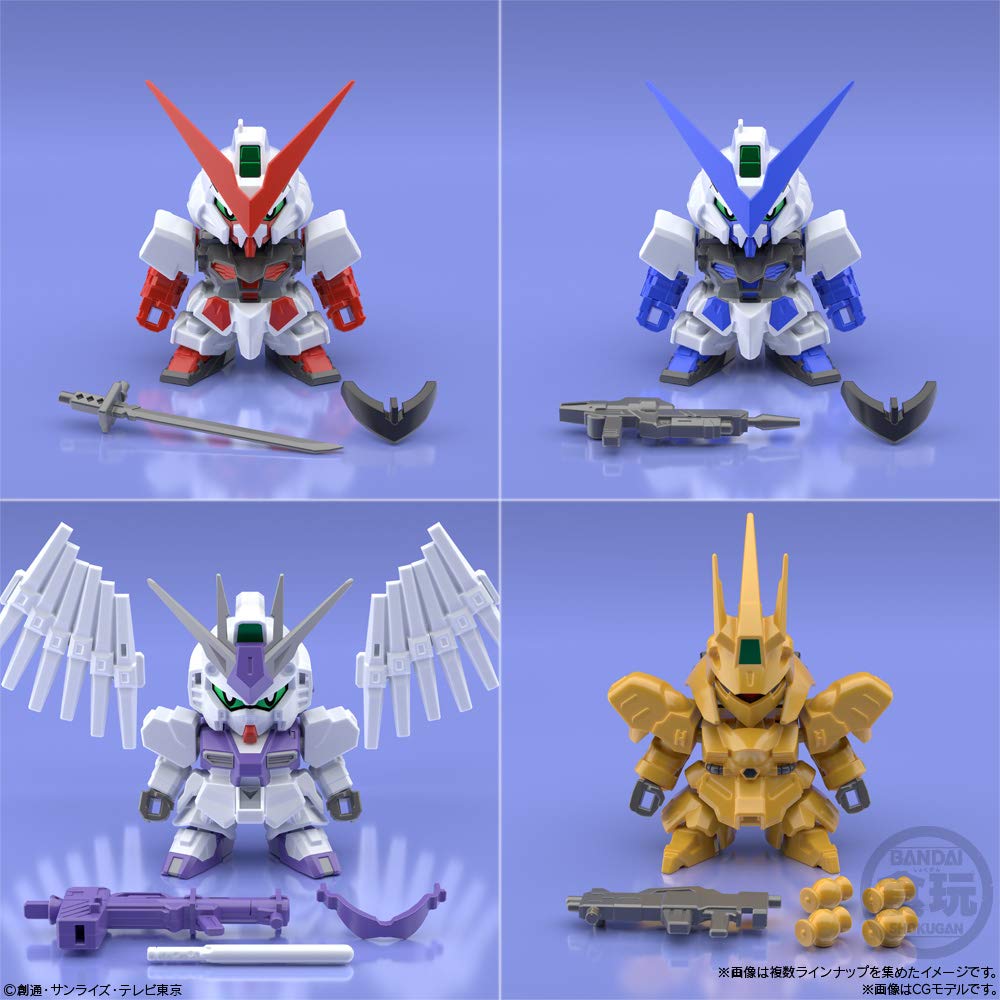BANDAI CANDY 290636 Mini-Pla Gundam Build Divers Great Shock Gundam 1 Box 10 Pcs. Set- Japan Figure Store - #1 Bring To You The Best Japanese Goods