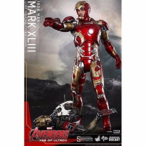 Movie Masterpiece Diecast Iron Man Mark 43 Xliii 1/6 Action Figure Hot Toys- Japan Figure Store - #1 Bring To You The Best Japanese Goods