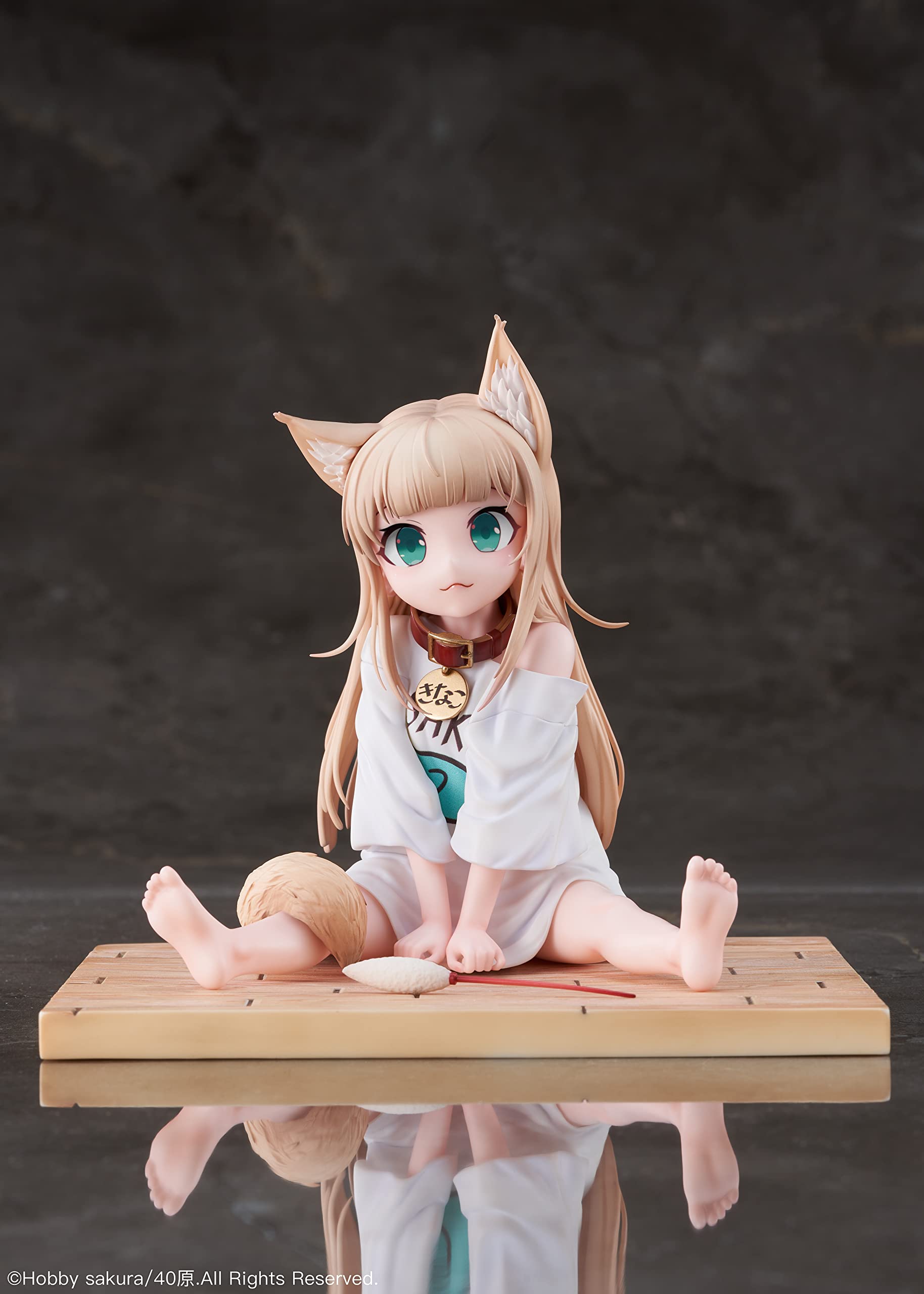 08 Japan Limited Edition 1/6 My Cat Girl Kinako Sitting Fish Figure W/Benefits- Japan Figure Store - #1 Bring To You The Best Japanese Goods