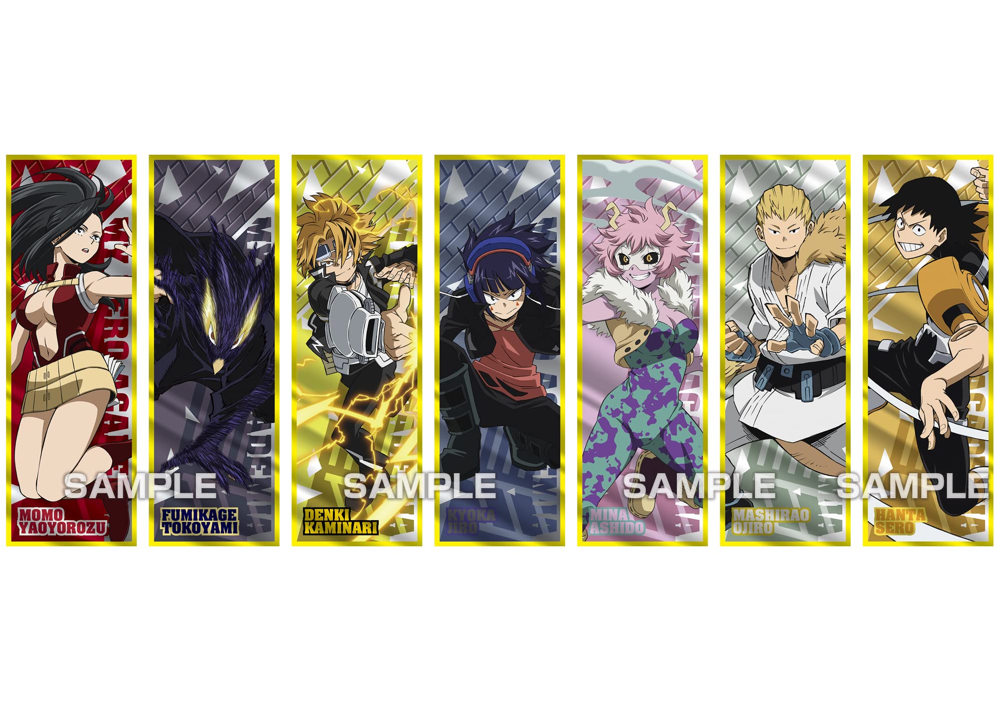 My Hero Academia Long Sticker Gum 4 Box Of 16 (Shokugan)- Japan Figure Store - #1 Bring To You The Best Japanese Goods