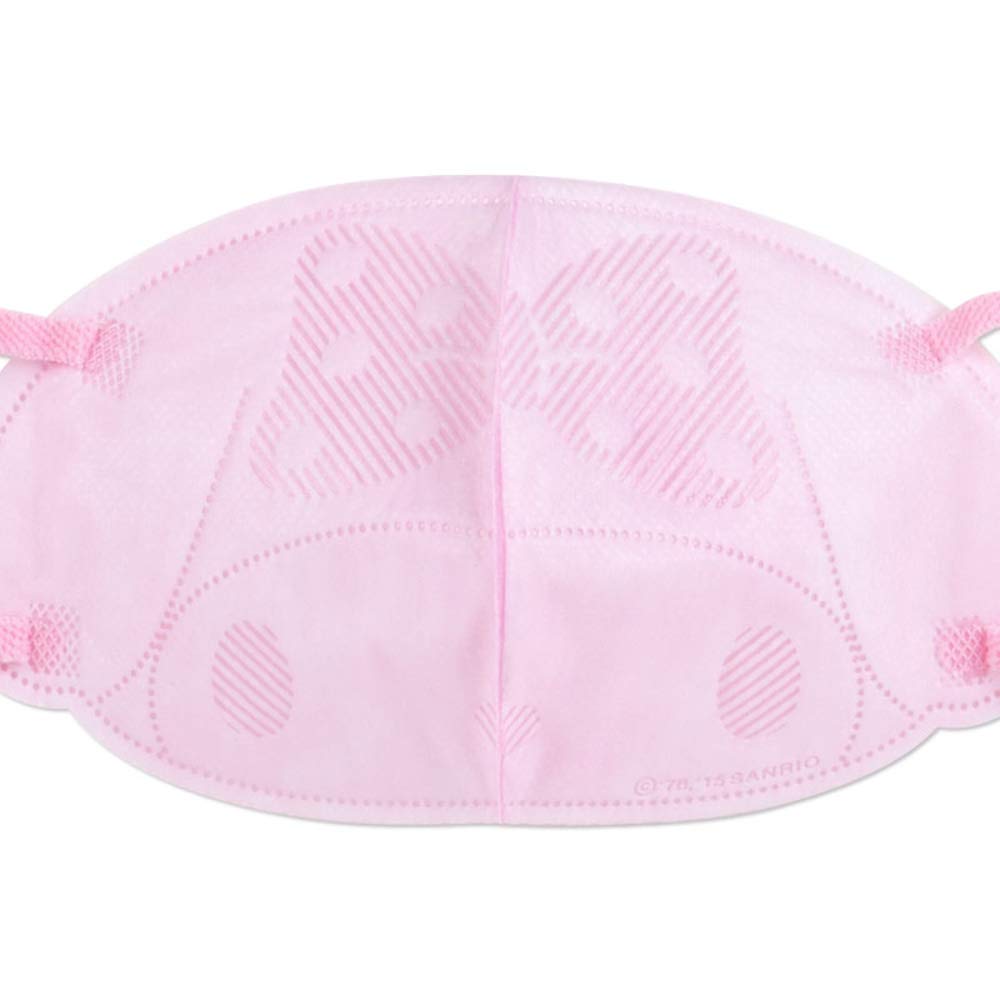 My Melody Face-Shaped Non-Woven Mask (5 Pieces) Pink- Japan Figure Store - #1 Bring To You The Best Japanese Goods