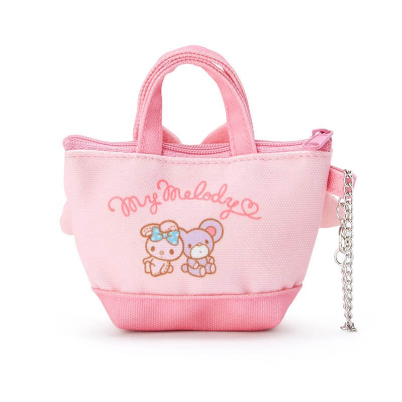 My Melody Mini Tote Bag Shaped Mascot Holder Japan Figure 4550337544044 1