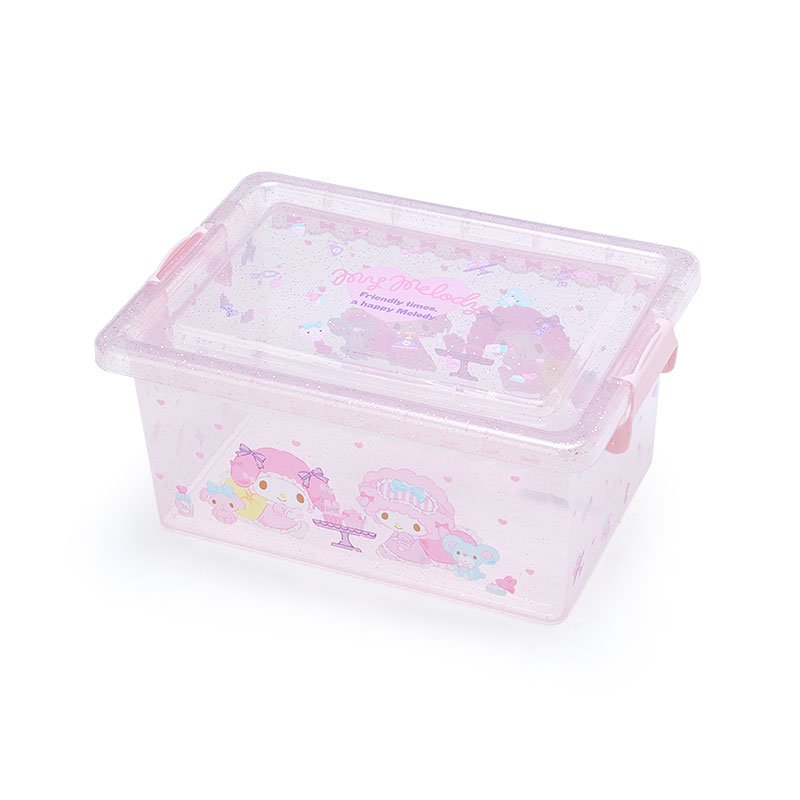 My Melody Storage Case S With Lid- Japan Figure Store - #1 Bring To You The Best Japanese Goods